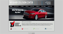 Desktop Screenshot of hesgardcollisioncenter.com